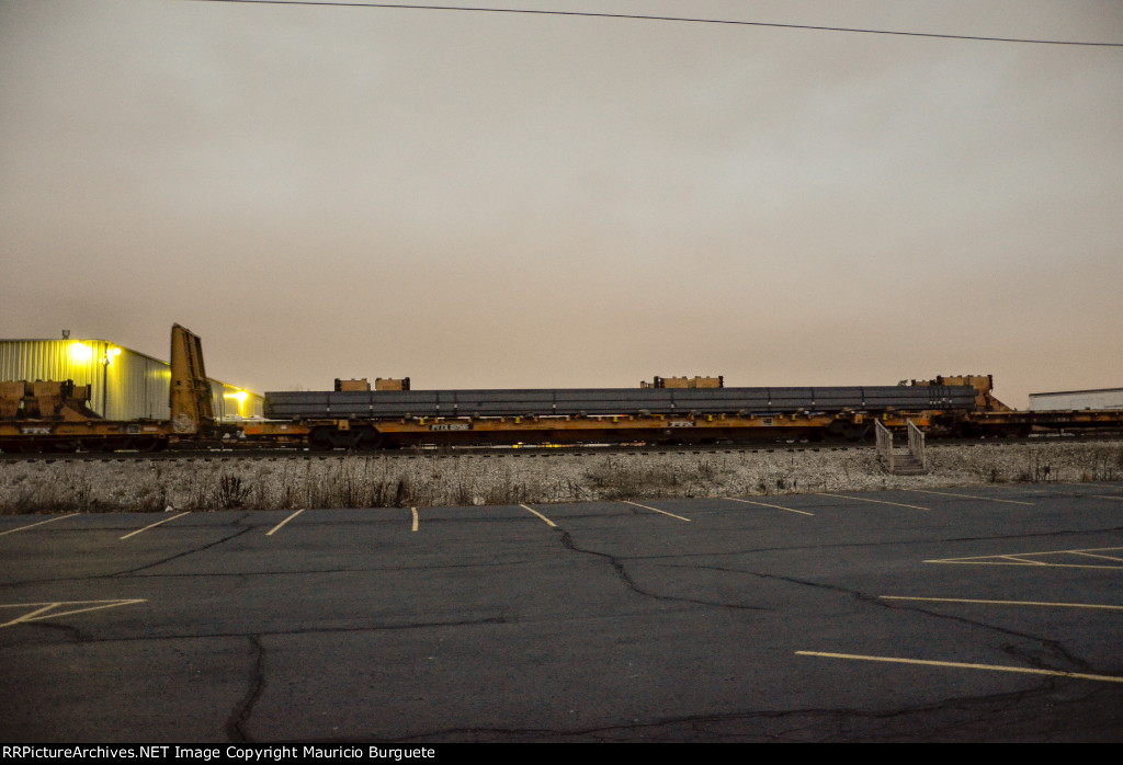 PTTX Flat Car with steel beams